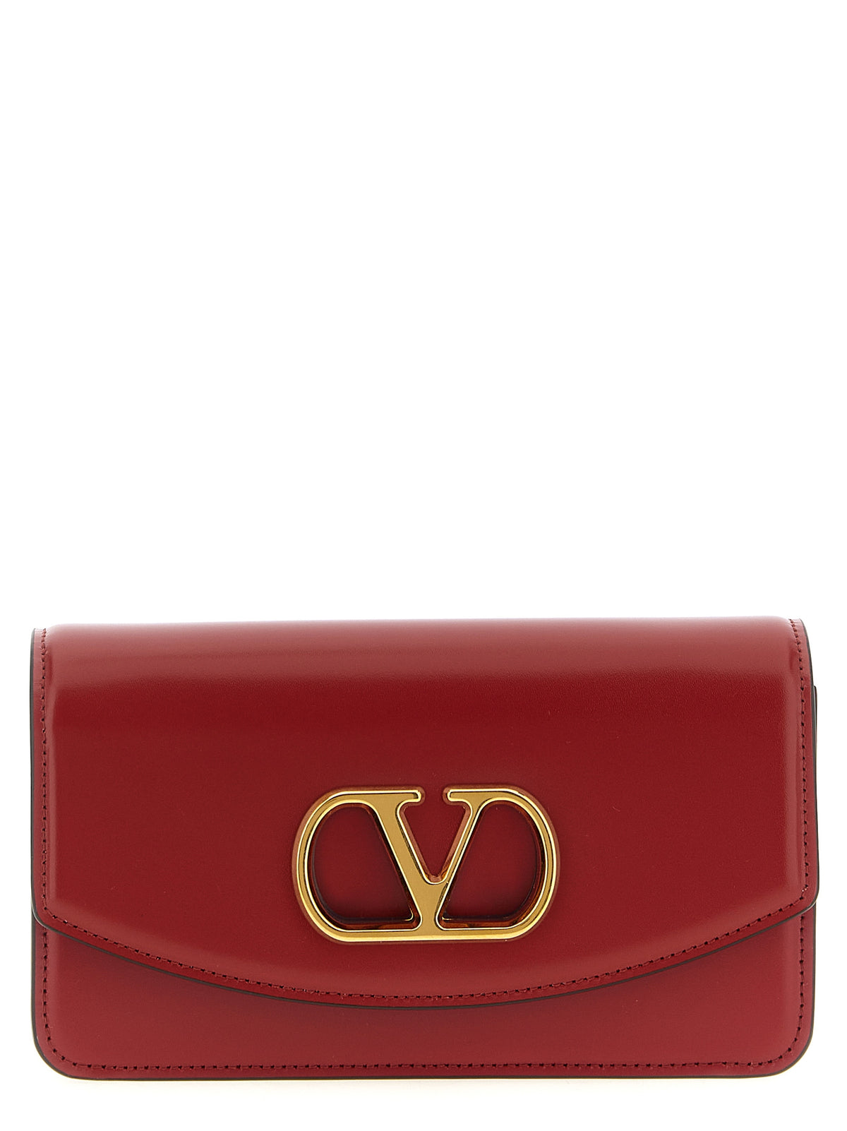Valentino Garavani Multicolor Calfskin Clutch Bag