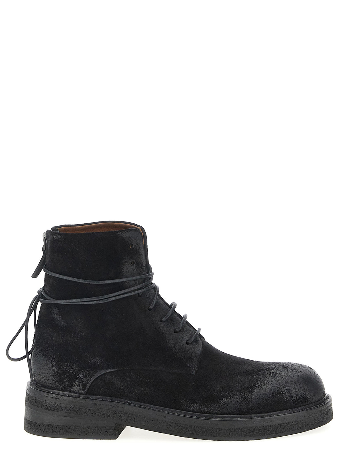 Marsell Black Cotton Chelsea Boots
