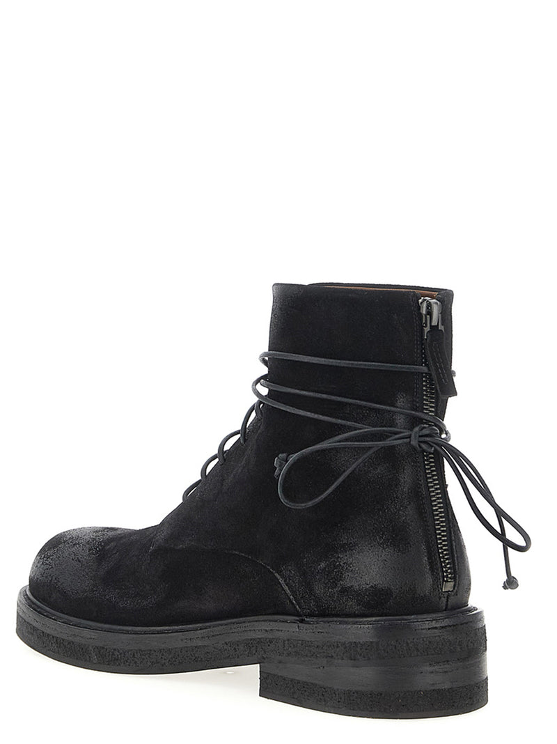 Marsell ‘Parrucca’ Black Cotton Chelsea Boots for Men
