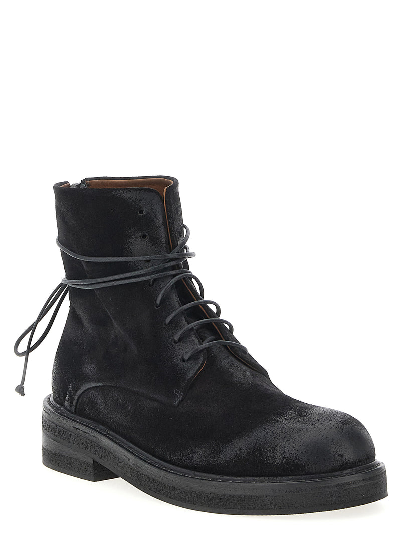 Marsell ‘Parrucca’ Black Cotton Chelsea Boots for Men