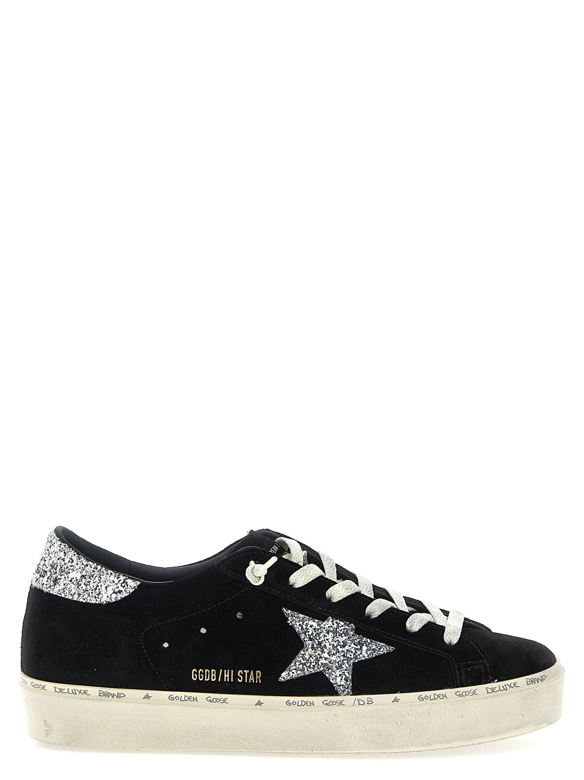 Golden Goose Hi Star Classic Black Leather Low Top Sneakers