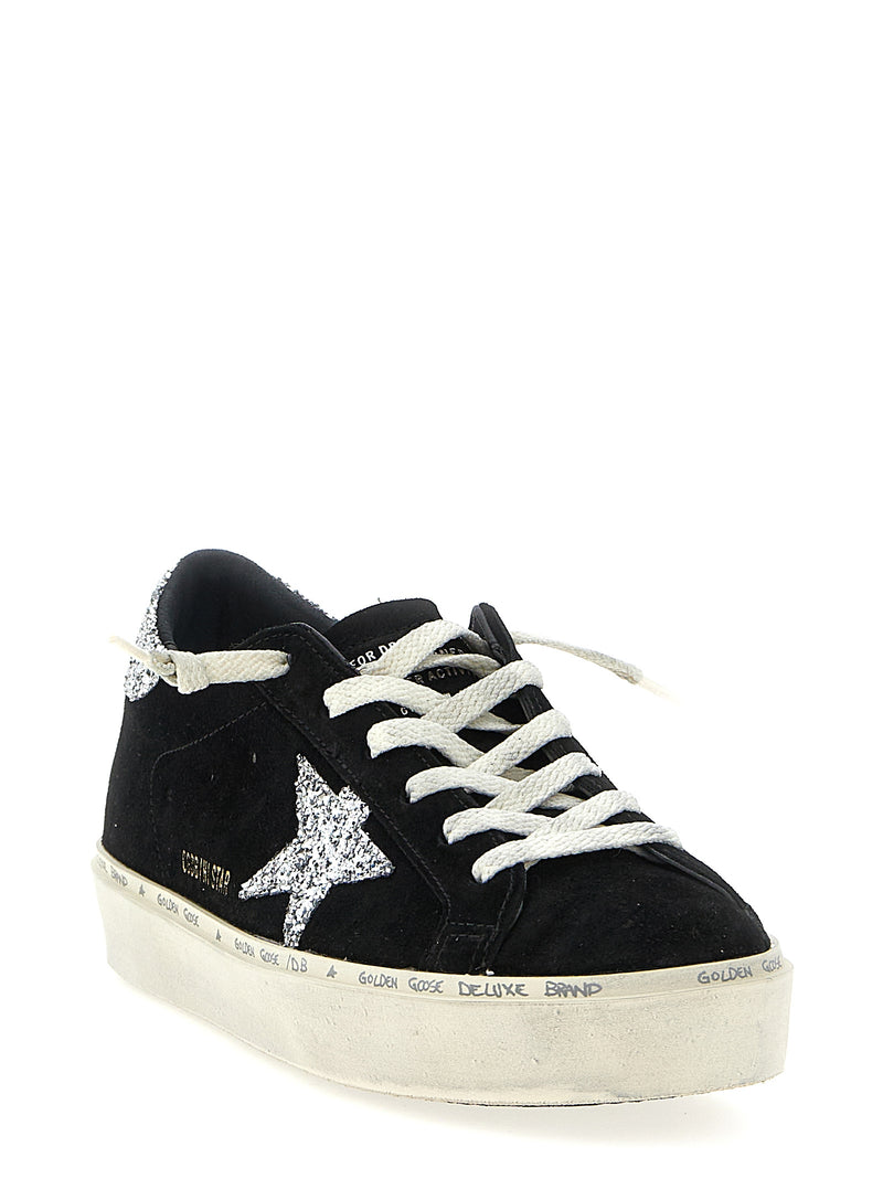 Golden Goose Hi Star Classic Black Leather Low Top Sneakers