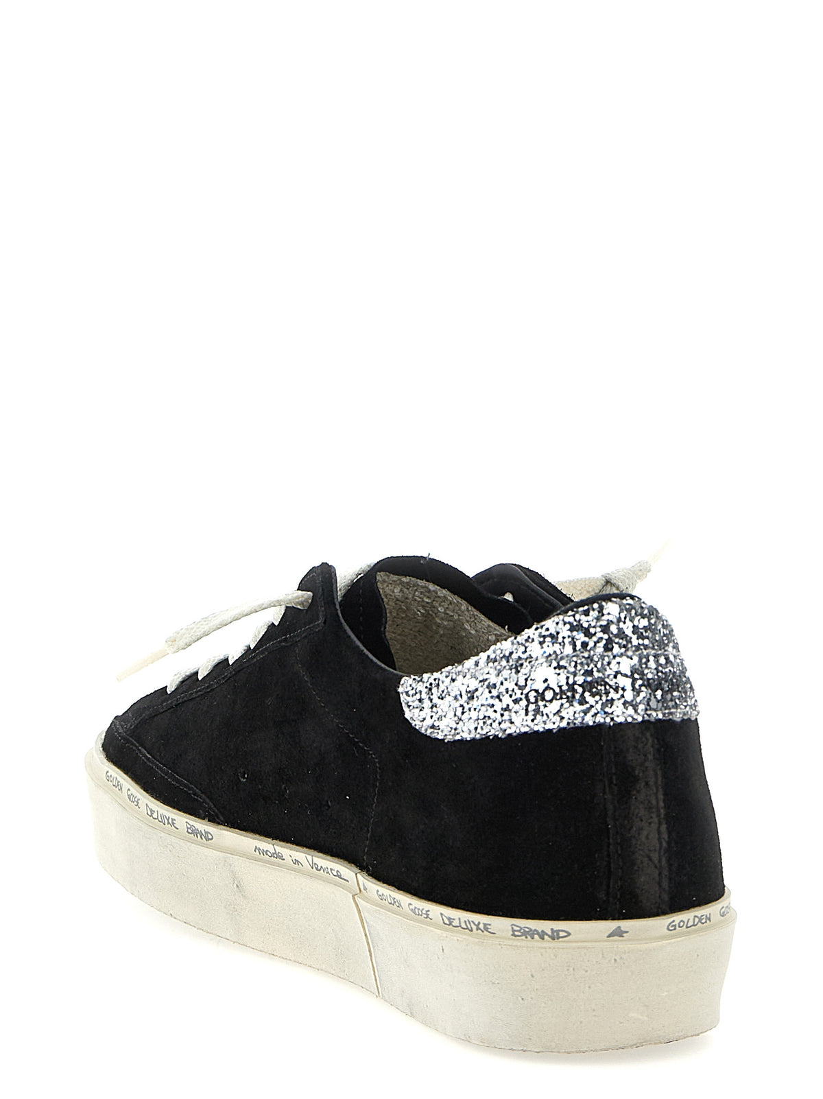 Golden Goose Hi Star Classic Black Leather Low Top Sneakers