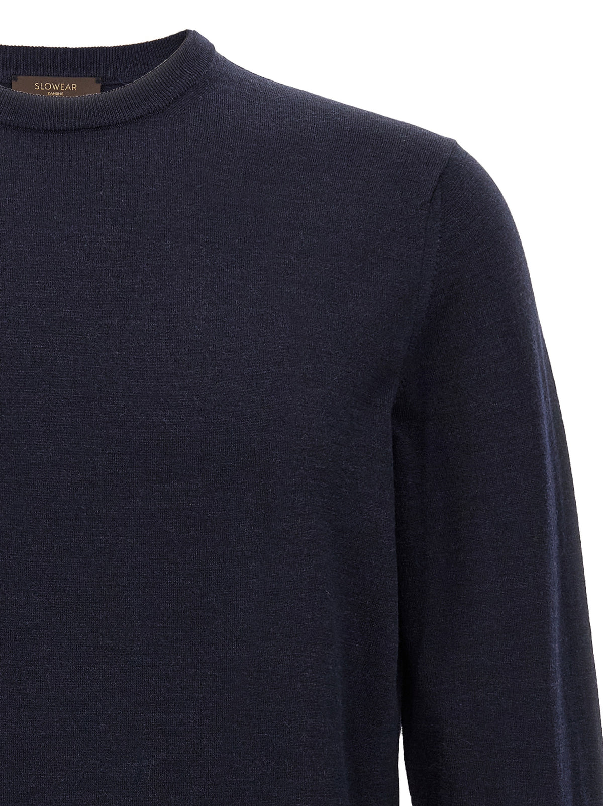 ZANONE Blue Virgin Wool Cardigan - Elegant Flexwool Design