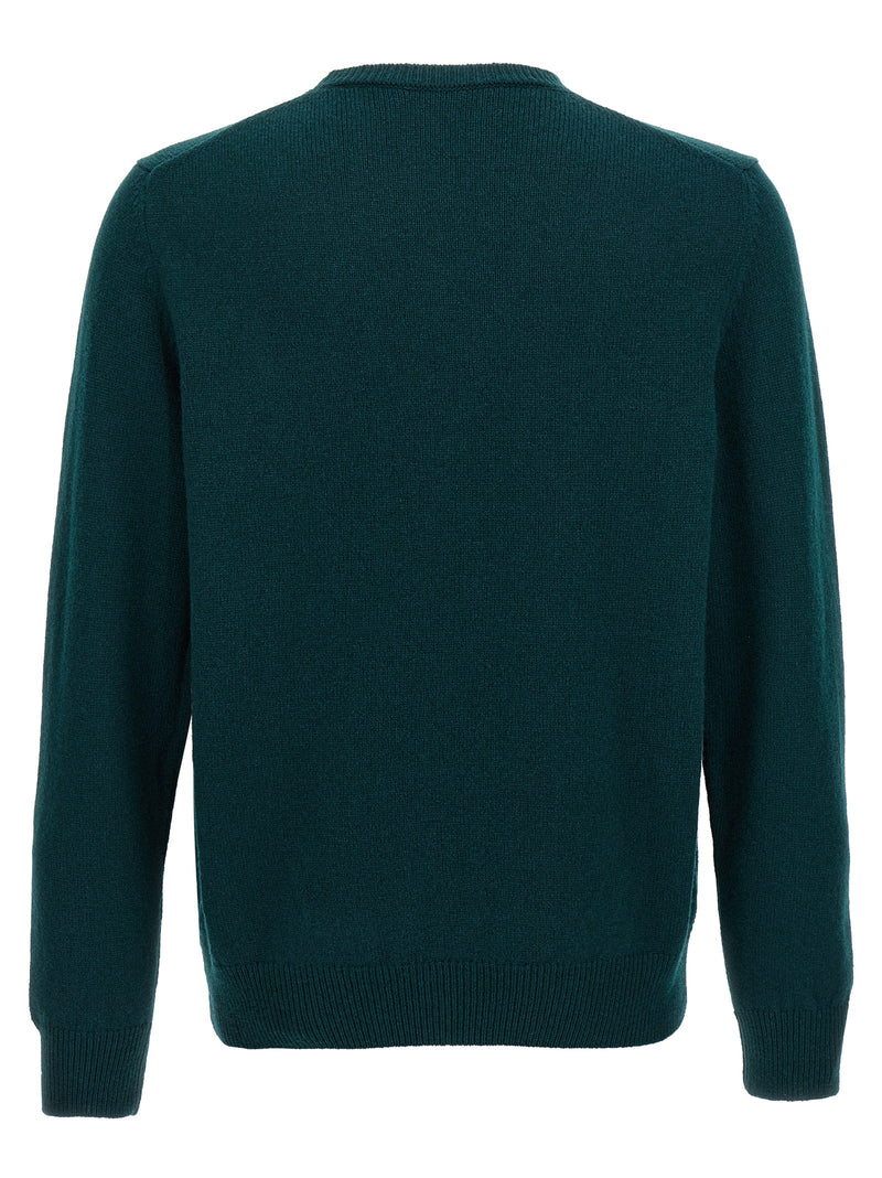 ZANONE Bicolor Virgin Wool Cardigan for Men