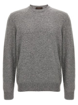 ZANONE Gray Virgin Wool Cardigan