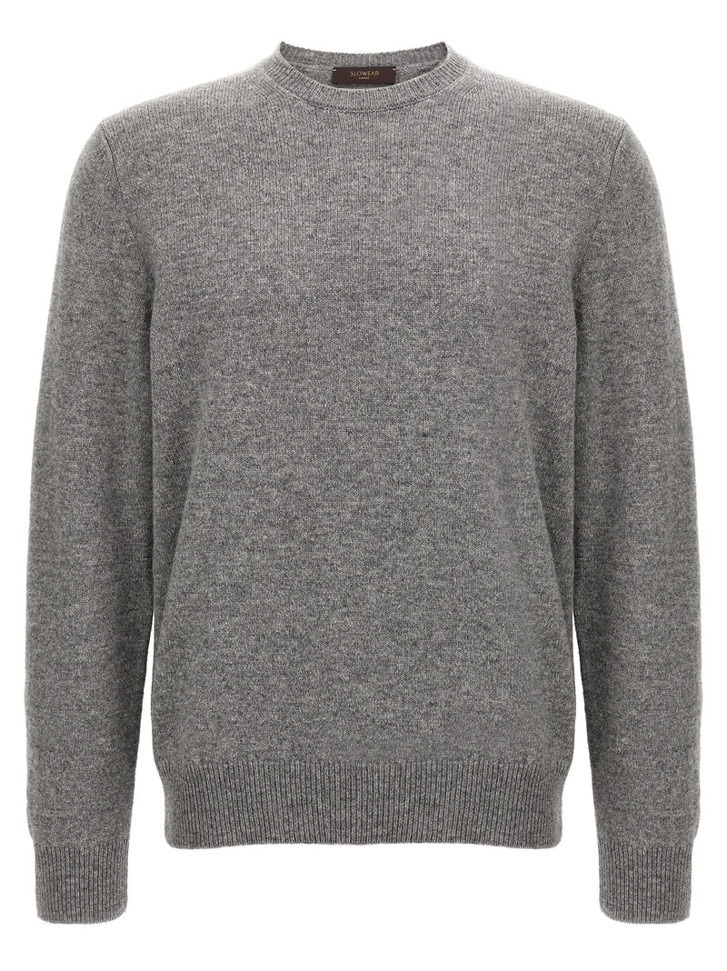 ZANONE Gray Virgin Wool Cardigan for Men