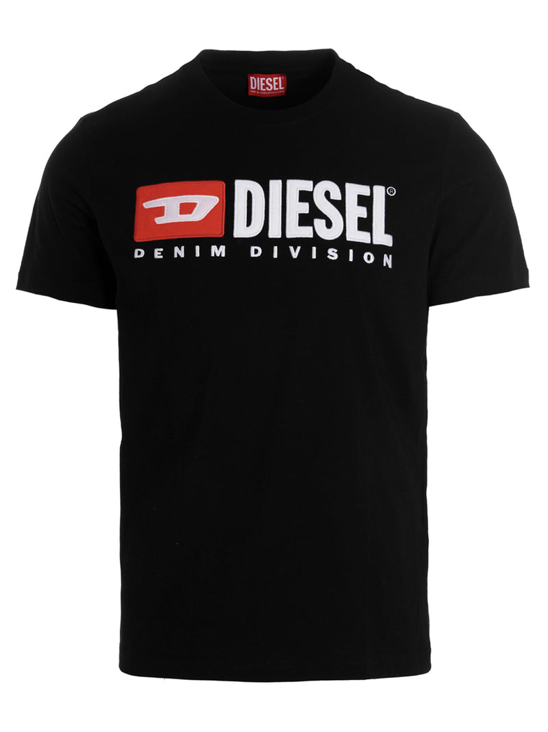 Diesel T-Boxt-Div Black Cotton T-Shirt for Men