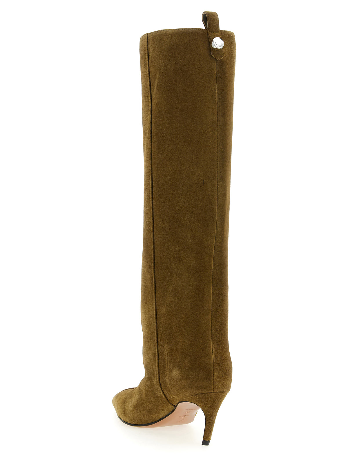 The Attico Bicolor Goatskin Over The Knee Boots