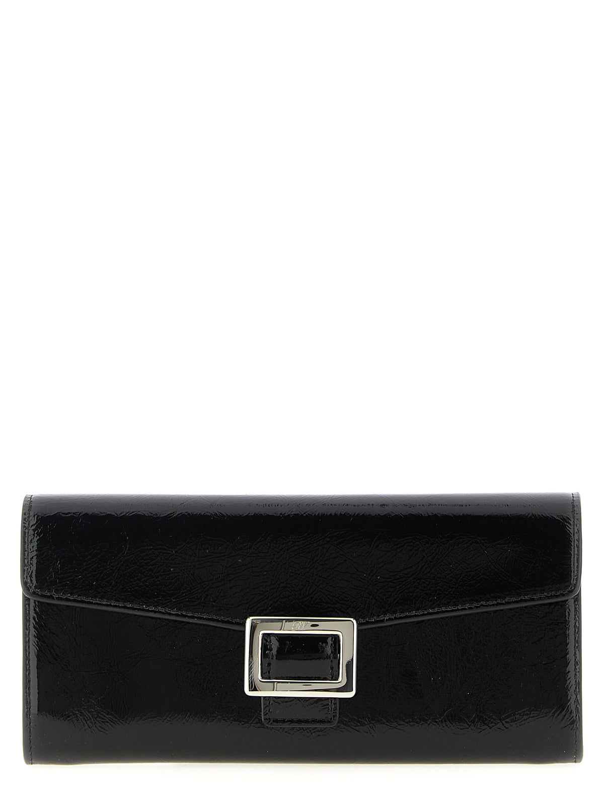 Roger Vivier Black Calfskin Cardholder