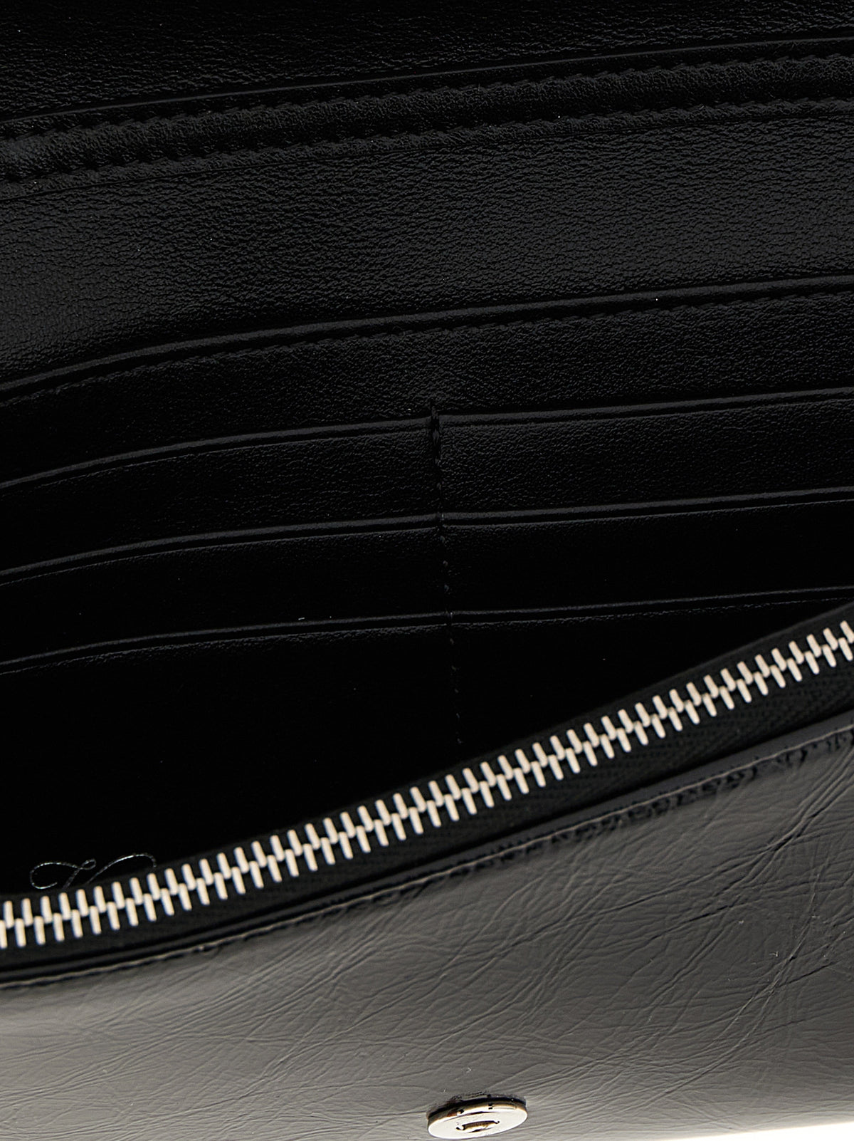 Roger Vivier Black Calfskin Cardholder