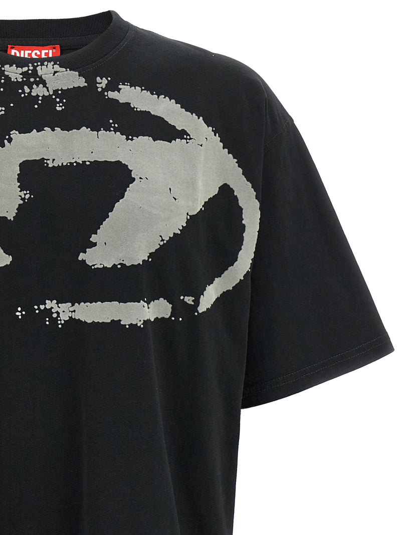 Diesel T-Boxt-N14 Black Cotton T-Shirt for Men