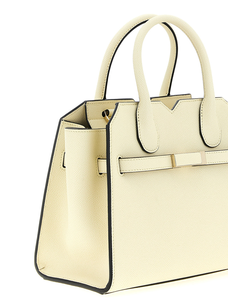 Valextra Milano White Calfskin Mini Handbag