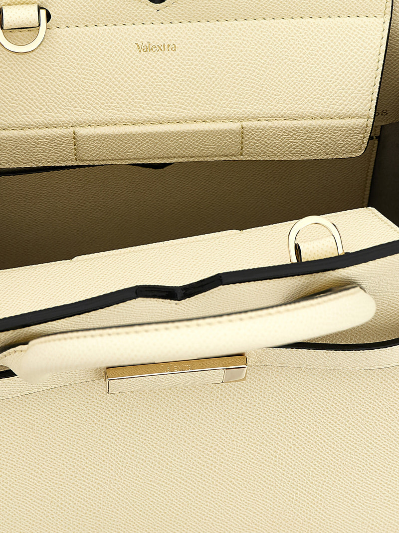 Valextra Milano White Calfskin Mini Handbag