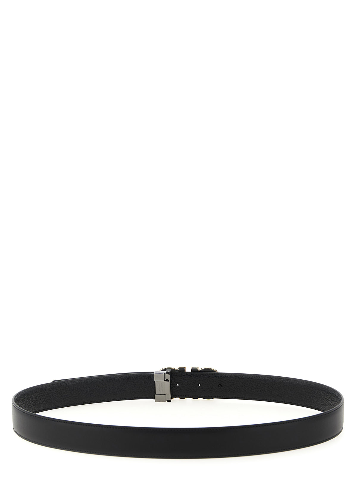 Ceinture Ferragamo en cuir de veau noir