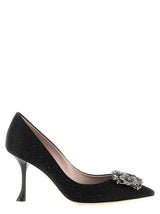 Roger Vivier Black Viscose High Heel Pumps - Efflorescence Model