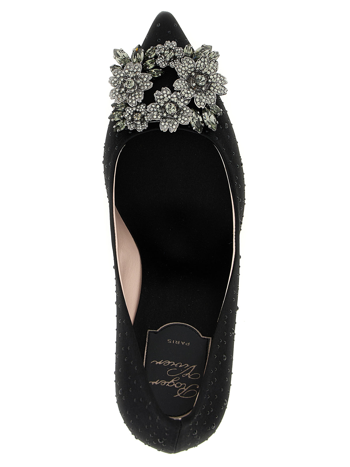 Roger Vivier Black Viscose High Heel Pumps - Efflorescence Model