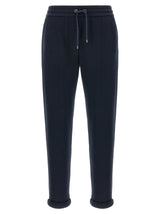 Brunello Cucinelli Blue Cotton Joggers - Luxurious Comfort