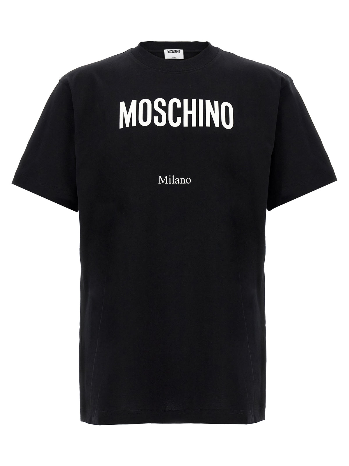 T-shirt Moschino bicolore en coton