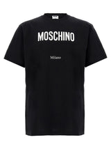T-shirt Moschino bicolore en coton