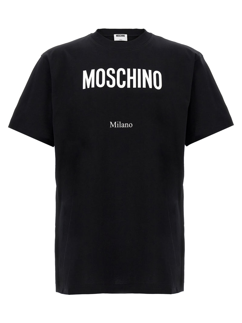 T-shirt Moschino bicolore en coton