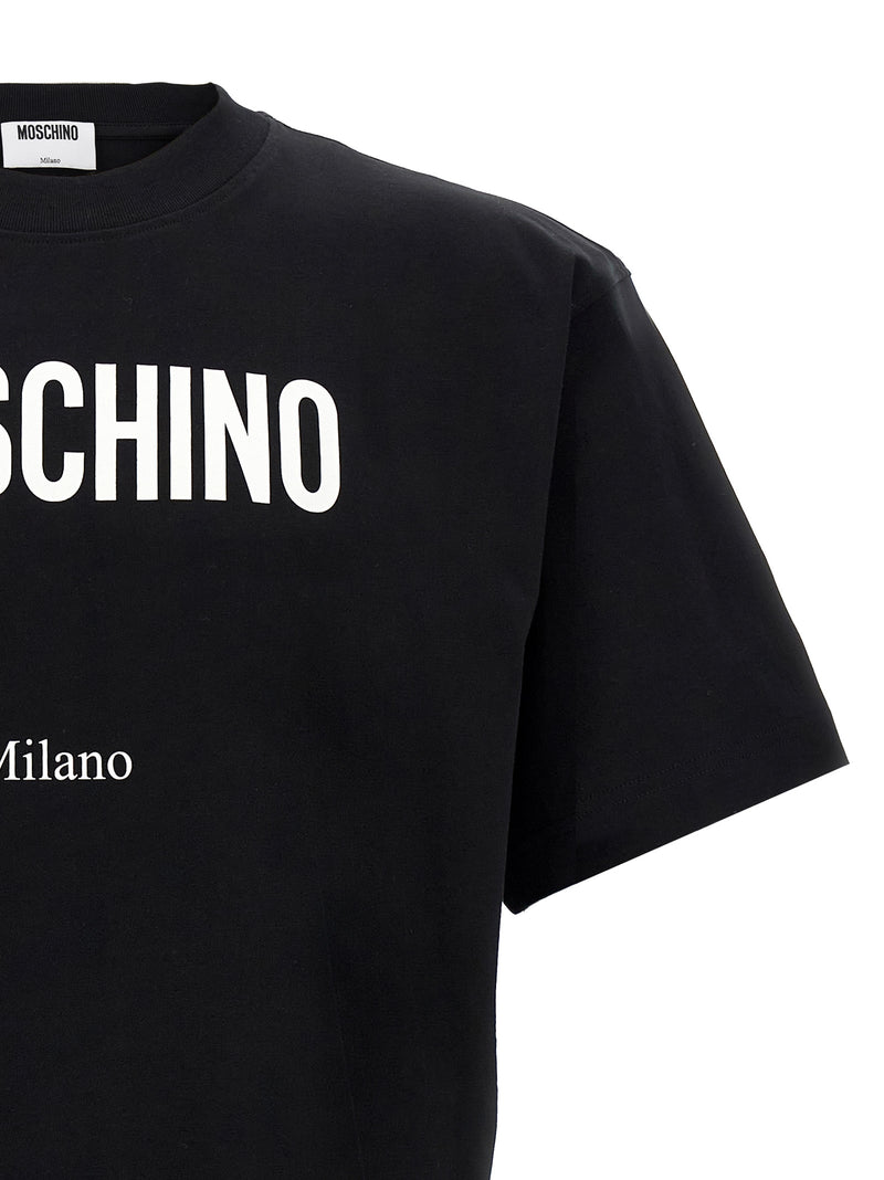 T-shirt Moschino bicolore en coton