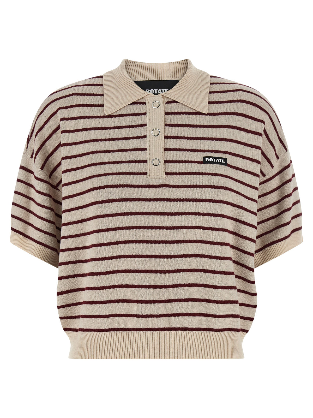 Polo en mohair multicolore ROTATE BIRGER CHRISTENSEN