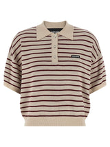 Polo en mohair multicolore ROTATE BIRGER CHRISTENSEN