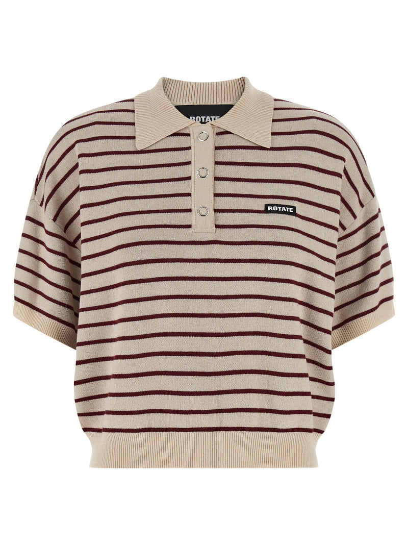 Polo en mohair multicolore ROTATE BIRGER CHRISTENSEN
