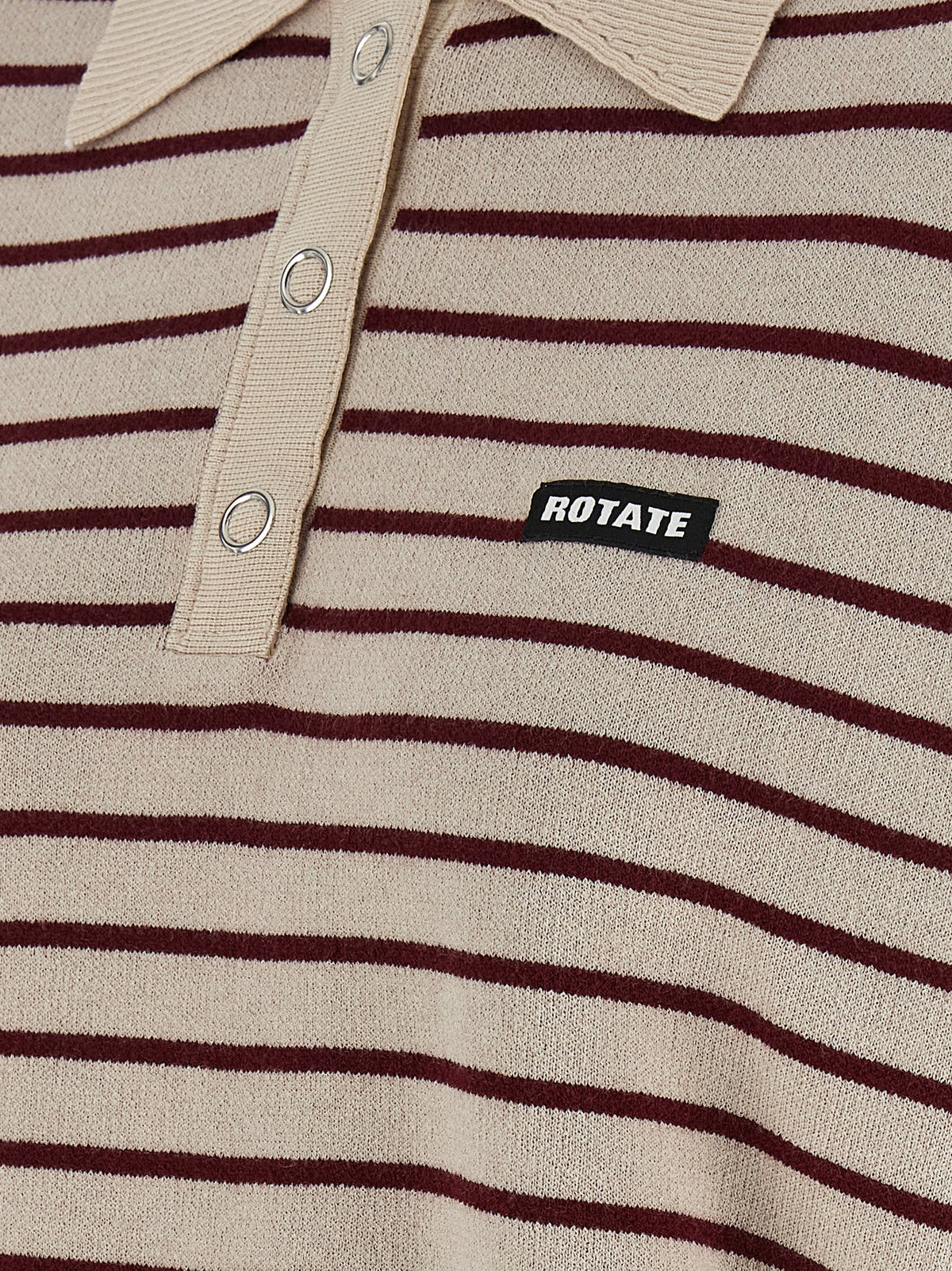 Polo en mohair multicolore ROTATE BIRGER CHRISTENSEN