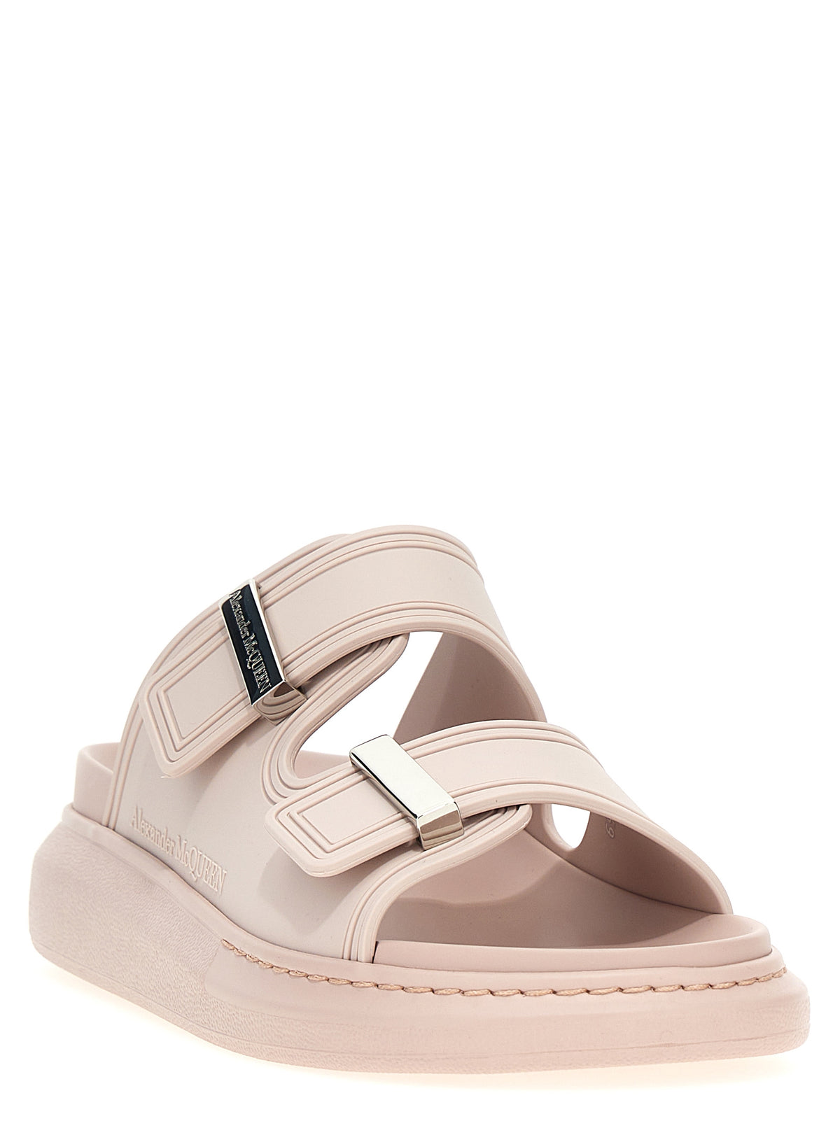 Alexander McQueen Multicolor Rubber Slides for Women