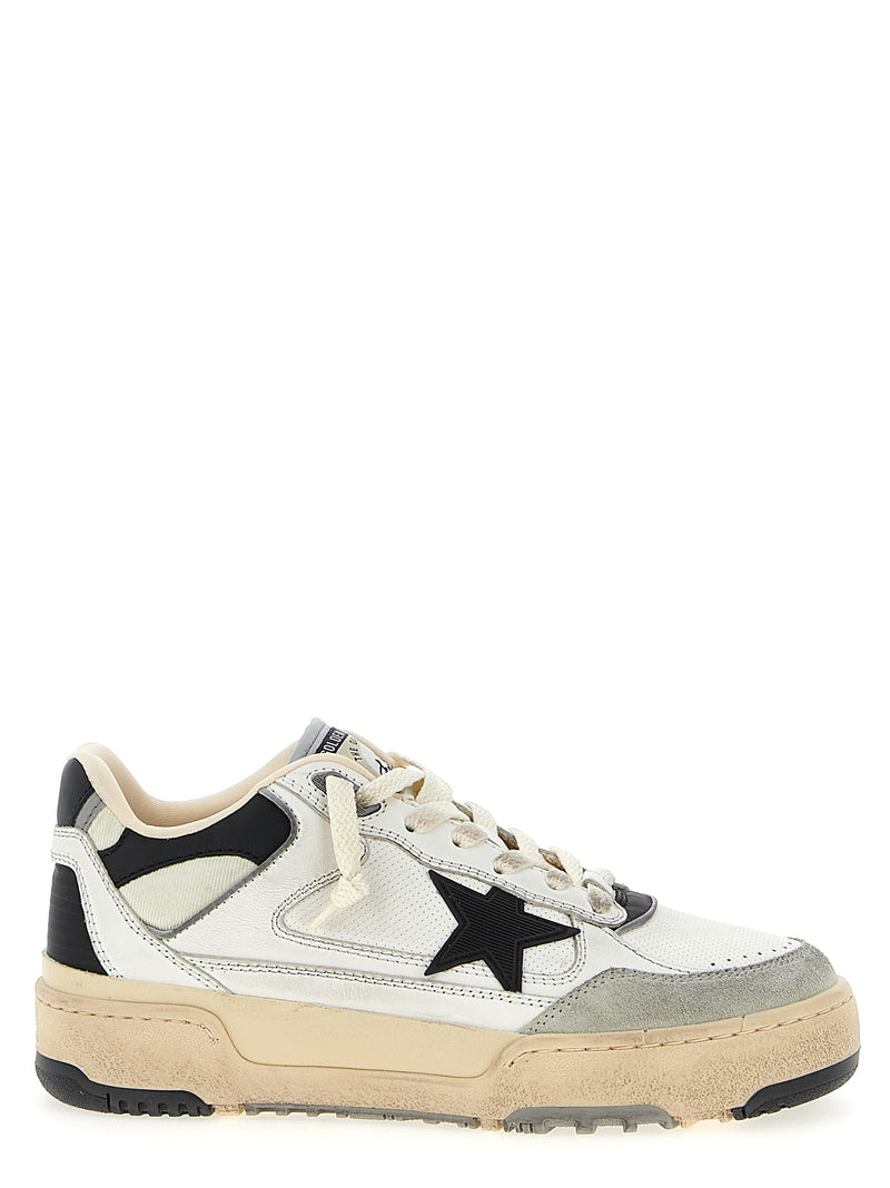 Golden Goose Forty2 Bicolor Leather Athletic Sneakers