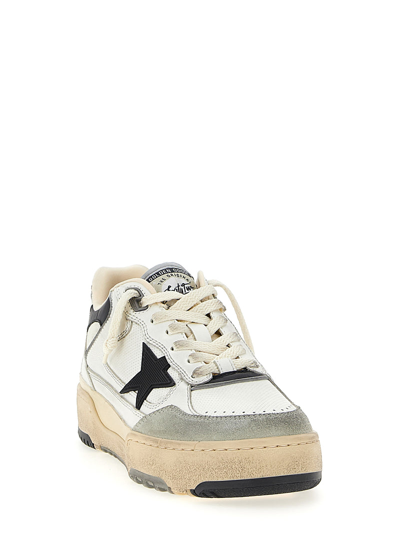 Golden Goose Forty2 Bicolor Leather Athletic Sneakers