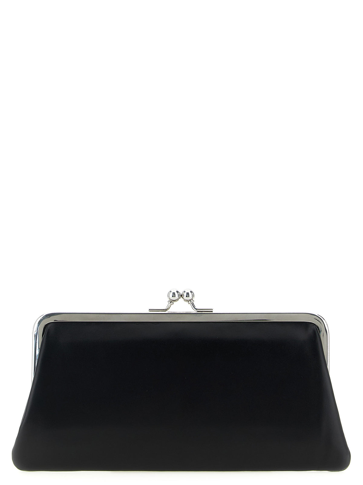 Portefeuille Comme Des Garçons en cuir de vache noir