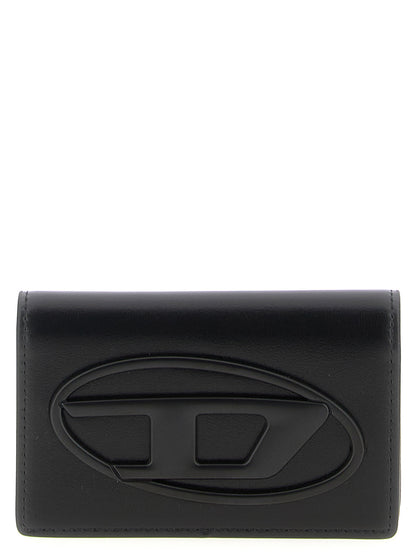 Diesel Black Leather Cardholder