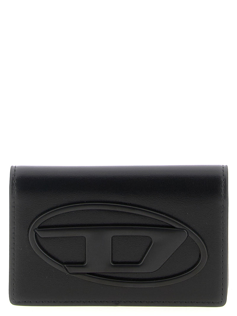 Diesel Holi-D Black Leather Cardholder