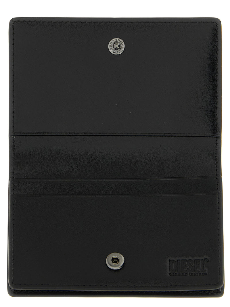 Diesel Holi-D Black Leather Cardholder