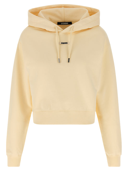 Jacquemus Beige Cotton Hoodie