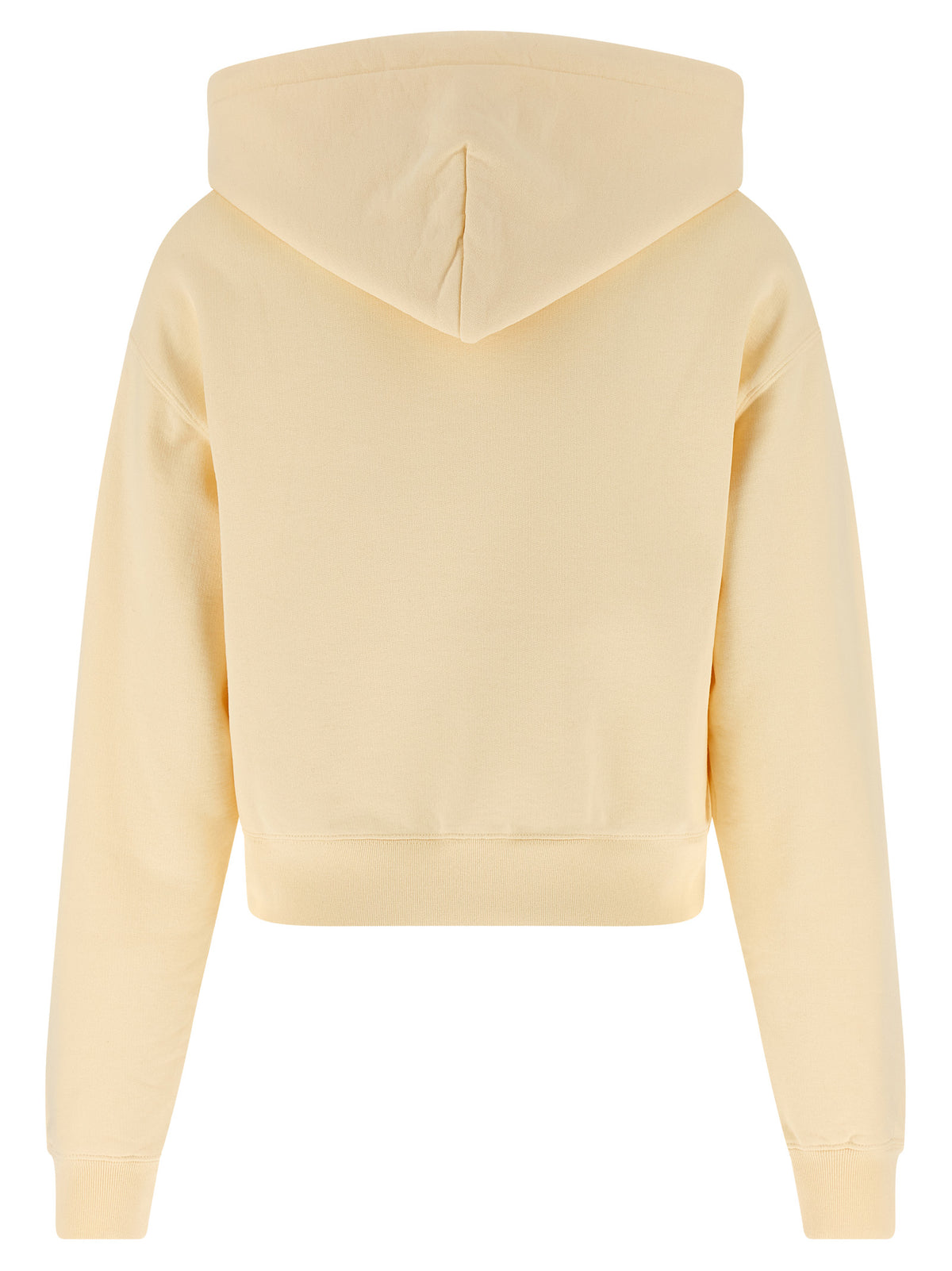 Sweat à capuche en coton beige Jacquemus
