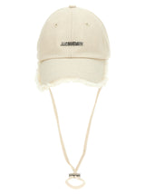 Casquette en coton blanc Jacquemus