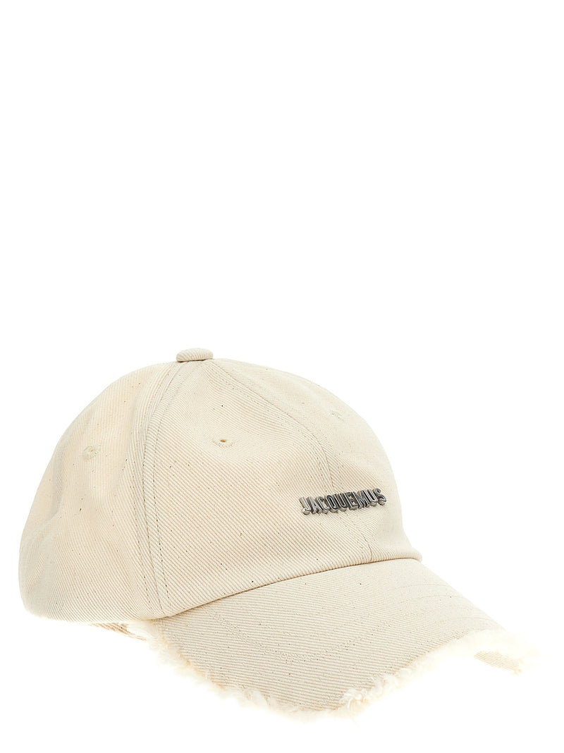 Jacquemus La Casquette Artichaut White Cotton Cap