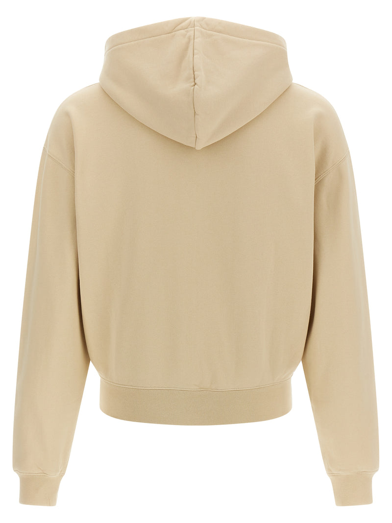Jacquemus Le Hoodie Grip Gros Grain - Sweatshirt Beige en Coton