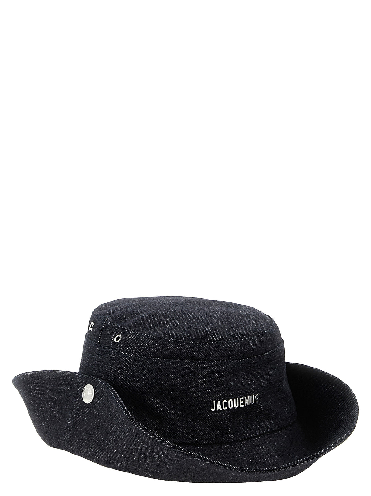 Jacquemus Le Bob De-Nîmes Blue Cotton Bucket Hat