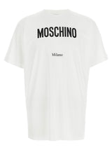 T-shirt Moschino bicolore en coton