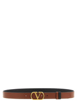 Ceinture classique Valentino Garavani en veau multicolore