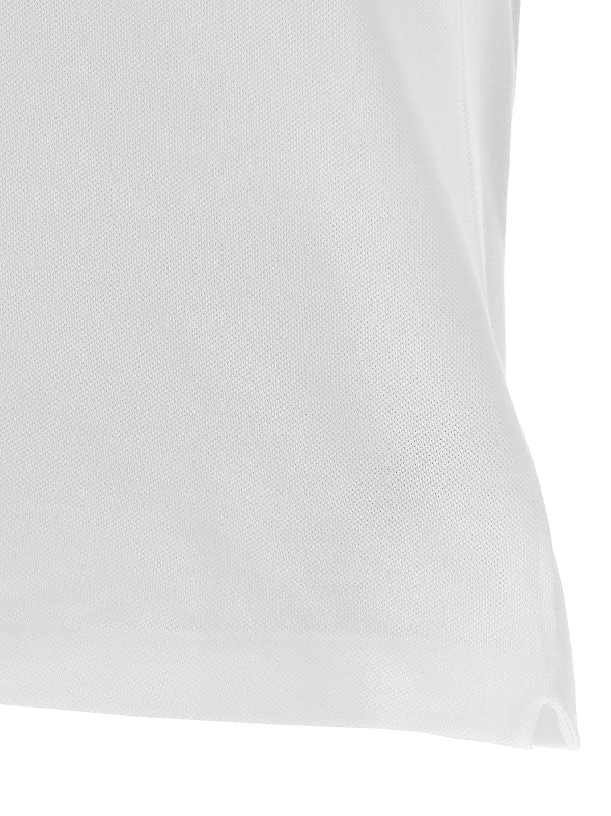 Polo Lacoste en coton blanc
