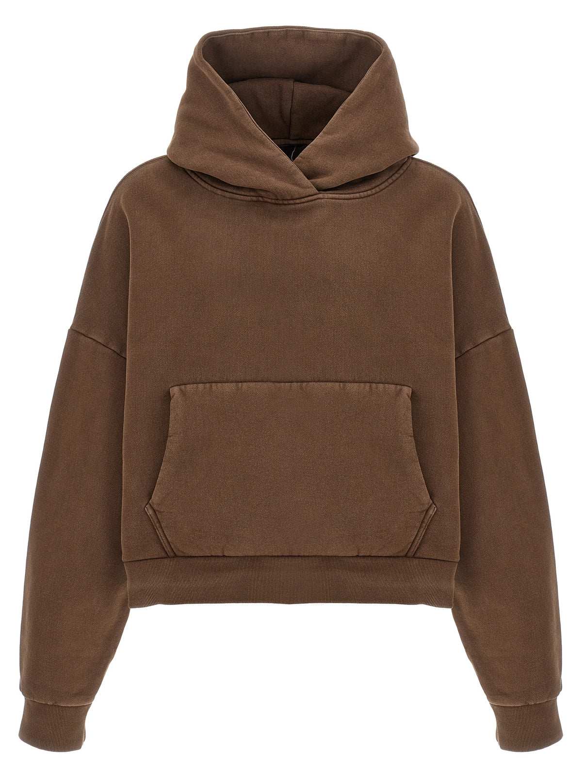 Sweat-shirt en coton marron Entire Studios