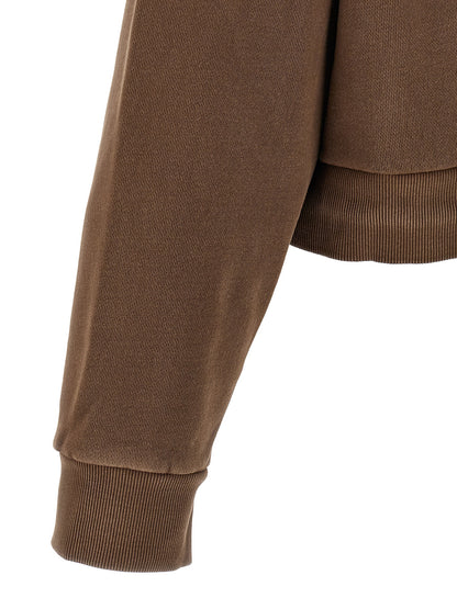 Entire Studios Brown Cotton Sweatshirt