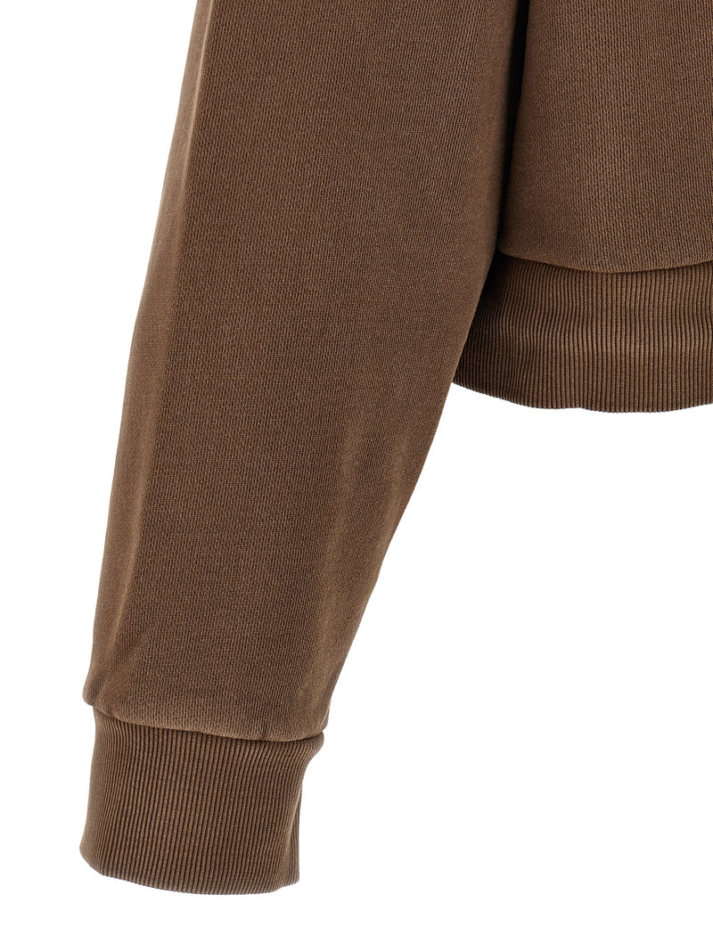 Entire Studios Brown Cotton Sweatshirt