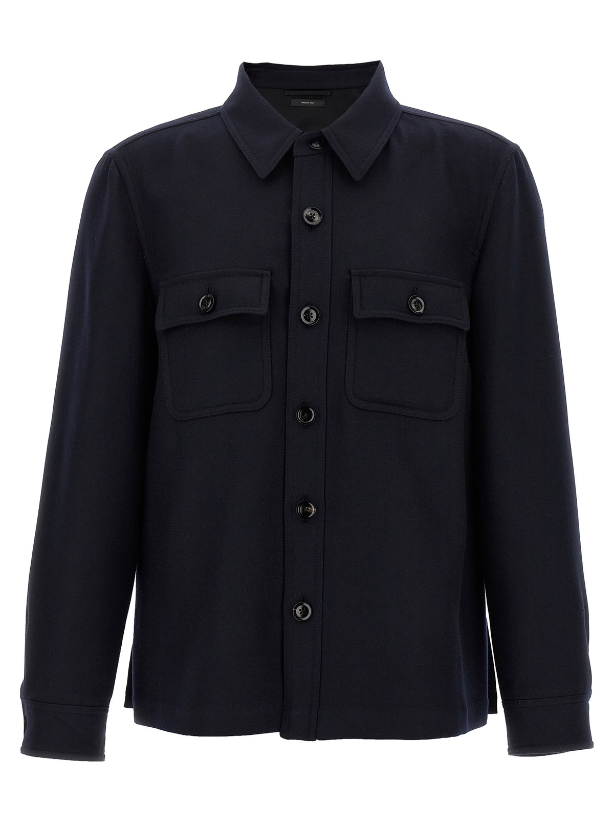 Tom Ford Blue Wool Blouse - Luxurious Overshirt for Men